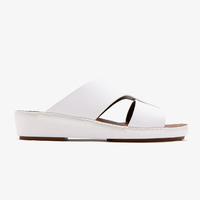 SHIKOL hommes sandales arabe du golfe pantoufles de luxe Ramadan traditionnel fait à la main italien Premium Nappa cuir arabe sandales pour hommes