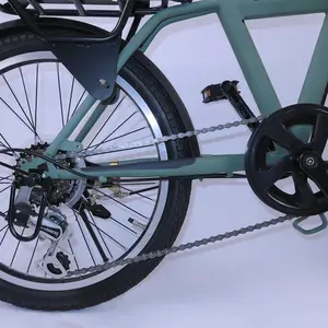 Bicicleta ligera plegable de 20 "con ruedas pequeñas Bicicleta pequeña Mini bicicleta plegable para adultos