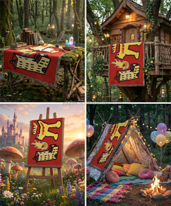 Manta Moderna de Jacquard Tejido Resistente con Diseño Gráfico, Arte Abstracto de Pájaros y Ciudad Estilo Grafiti, Estilo <span class=keywords><strong>Tapiz</strong></span>, Directo de Fábrica - Product Image 6