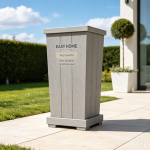 <span class=keywords><strong>Jardinera</strong></span> <span class=keywords><strong>Rectangular</strong></span> de WPC al por Mayor, <span class=keywords><strong>Jardinera</strong></span> de Madera y Plástico Compuesto para Patio, Jardín, Flores y Vegetales - Product Image 5