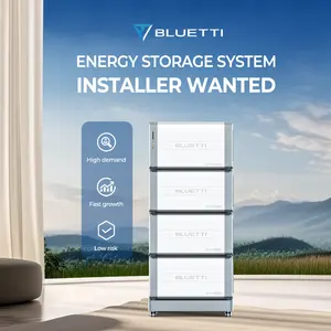 Bluetti 5kw 6kw 10kw 12kwオフグリッド家庭用バッテリーインバーター付き太陽光発電エネルギー貯蔵システム