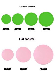 แผ่นรองแก้วซิลิโคนกันน้ำกันลื่น ขนาด 10 ซม. ทนความร้อนสูง สำหรับใช้ในบ้าน รับทำโลโก้ตามสั่ง - Product Image 6
