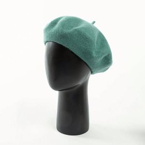 Béret en laine 85% tricoté pour femme, style peintre, coréen et français, très vendu, pour la mode extérieure et les tenues - Product Image 3