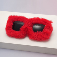 Nouvelle vente chaude lunettes de soleil en peluche pour enfants hiver hommes et femmes boîte lunettes de soleil bébé lunettes en gros