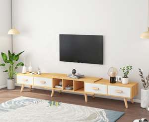 Meuble <span class=keywords><strong>TV</strong></span> AILICHEN, style nordique moderne minimaliste, meuble <span class=keywords><strong>TV</strong></span> mural combiné moderne, meuble <span class=keywords><strong>TV</strong></span> rétractable pour la maison - Product Image 1