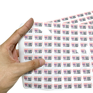 Label Laser merekat sendiri antipemalsuan setiap barang dengan kode unik label kode QR timbul emas - Product Image 6