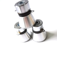 Transduser Piezo Ultrasonik Berbagai Daya 60w 100w 25khz Sensor untuk Mesin Pembersih