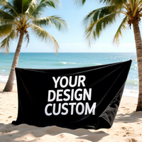Serviette de plage Cloudland sans sable, serviette de plage de luxe en microfibre avec logo, impression personnalisée, haute qualité