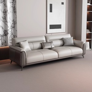 Fábrica europea de lujo moderno salón cuero esquina sofá conjunto sofás de oficina - Product Image 1