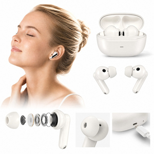 Auricolari TWS con Cancellazione del Rumore Profonda ANC - 38dB, Lunga Durata della Batteria, Ideali per lo Sport, Vendita Diretta dalla Fabbrica - Product Image 1