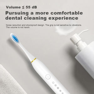 Cepillo de Dientes Eléctrico Recargable Tipo-C con LED, Resistente al Agua IPX7, Cerdas de Nailon Suaves para Blanqueamiento Dental, Diseño Portátil, Funciones Inteligentes - Product Image 3