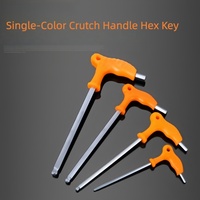 Powerlift Matte Finish 45 #   Set Kunci Hex Baja Gagang Plastik Berbagai Ukuran Penggunaan Industri/DIY Konstruksi Tugas Berat