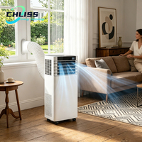 Petit climatiseur portable split 7000 BTU, mode veille, ultra silencieux 39 dB, réfrigérant R290 pour appartements en France