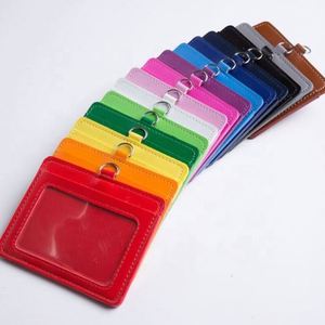 Porte-cartes et porte-badges professionnels en cuir PU mince, vente en gros - Product Image 4
