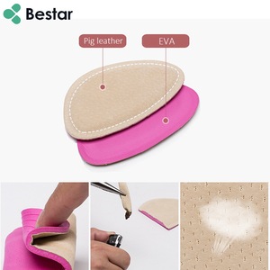 Coussinets demi-semelle en cuir pour chaussures, protège-<span class=keywords><strong>talons</strong></span>, véritable cuir confortables, <span class=keywords><strong>protection</strong></span> de talon - Product Image 6