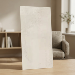 Pluto White Glossy Porcelain Tiles 24x48 Inch Luxury <b>Floor</b> Wall for Hotel Villa Interiors - Product Image 2