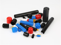 Capuchons de protection isolants en PVC souple pour boulons, anti-poussière, en vinyle souple, capuchons ronds en PVC