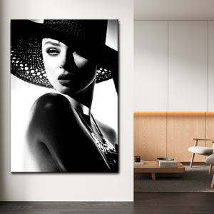 Peinture murale élégante pour femme, décoration intérieure, impression sur toile, peinture encadrée flottante, art mural sexy pour femme, produits de décoration intérieure - Product Image 3