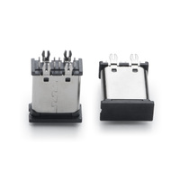 Connecteur de prise USB Type-C ultra durable en laiton et LCP, 14 broches, résistant à la corrosion, blindé