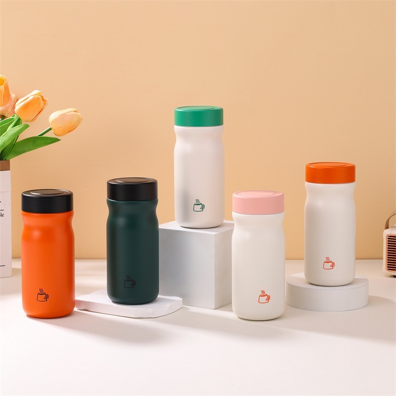 Deals Mini Thermos Flask Compact Size, Leak-Proof Design