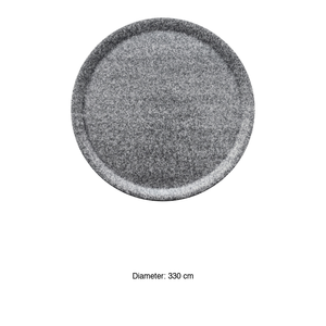 Assiette à pizza Napoli Granito Grey Ø 33 cm 04Y49018 Saturnia - Product Image 3