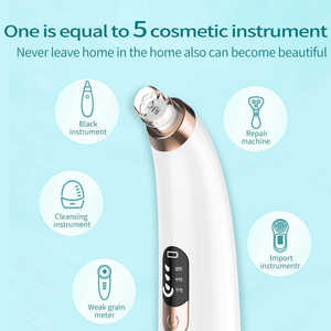 Eu nous en Stock comédon extracteur vide points noirs Machine livraison gratuite aspirateur pores nettoyeur - Product Image 5