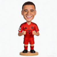 Créez votre propre figurine en résine Bobble Head, figurine Lamine Yamal, Bobble Head personnalisé, cadeau pour événement de football