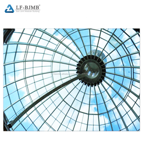Económica, estructura de acero templado de cúpula de <span class=keywords><strong>vidrio</strong></span> techo para edificios - Product Image 6