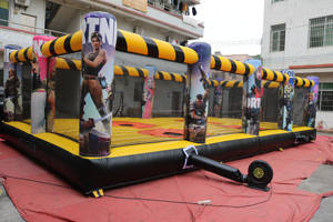 Équipement portatif gonflable extérieur de terrain de jeu d'arène de terrain de football de nouvelle conception-terrain de football et <span class=keywords><strong>château</strong></span> - Product Image 6