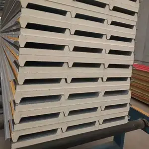 China Manufacture Insulated Pu Polyurethane Foam Sandwich Roof Panels Sandwich Panel Roof Sheet