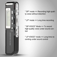 Enregistreur vocal numérique enregistrement Audio enregistreur vocal Audio multilingue prise en charge de l'enregistrement des appels téléphoniques 4 Modes d'enregistrement PQ137