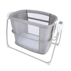 Berceau compact multifonctionnel pour bébé avec roues verrouillables, gain de place pour salon, chambre, hôpital, école, design moderne - Product Image 1
