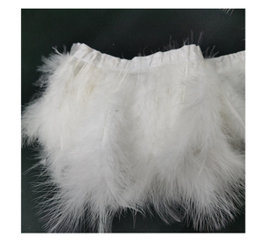 High Quality 2-Yard Pack of 13-18 cm Turkey <strong>Feather</strong> Trim Natural Turkey <strong>Feather</strong> Fringe Dress with Dye-Processed <strong>Pattern</strong> - Product Image 1