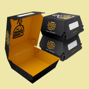 Boîte de hamburger kraft personnalisée frites hot dog poulet frit hamburger UV avantage impression offset gaufrage feuille alimentaire - Product Image 3