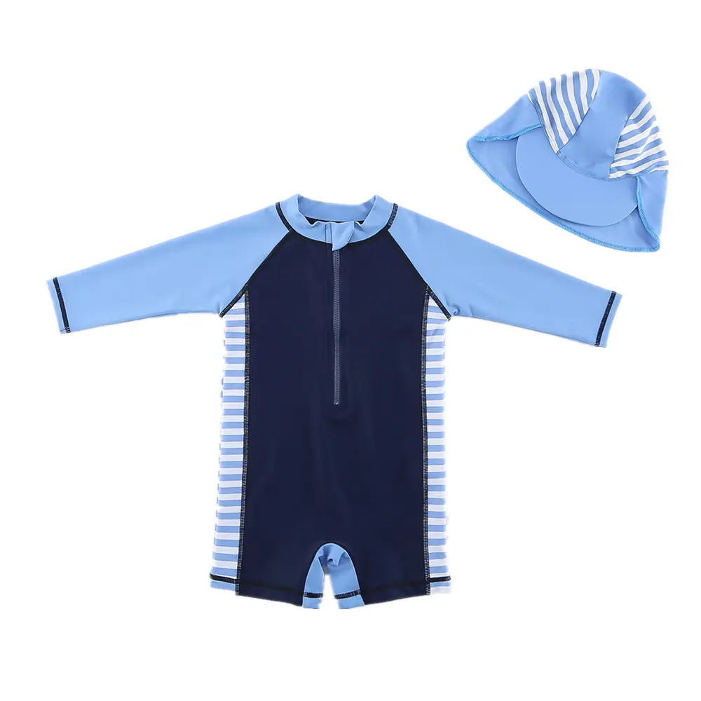 Toddler Bathing Suits for Kids Children Swimming Clothes Baby Boys Swimwear Beachwear With Hat