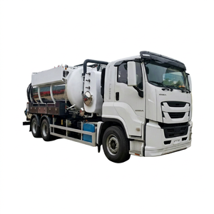 รถดูดสิ่งปฏิกูล ISUZU ลดราคาพิเศษ, รถฉีดน้ำแรงดันสูงสำหรับทำความสะอาดท่อระบายน้ำ, ถังเก็บน้ำเสียขนาด 20 ลูกบาศก์เมตร, รถดูดสิ่งปฏิกูล - Product Image 1
