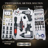 Kit d'outils à chocs pneumatiques en aluminium OBBL 7295T avec coffret rigide et jeu de douilles mécaniques OEM