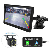 Système de caméra de recul aide à la marche arrière sauvegarde 7 pouces écran de voiture portable sans fil moniteur d'autoradio avec carplay