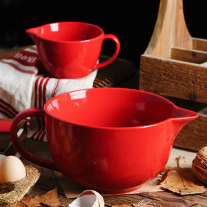 400ml màu salad trộn bát cho nấu ăn nướng bữa ăn chuẩn bị phục vụ bát với xử lý vòi - Product Image 5