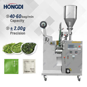 Machine d'emballage verticale automatique pour sachets de thé (intérieur/extérieur) avec remplissage, ensachage et gaufrage en plastique - Product Image 2