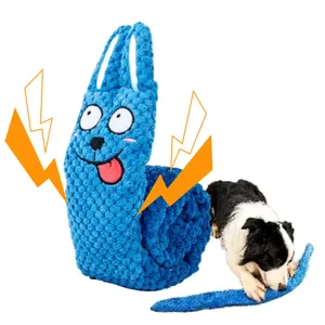 Hot Sale Interactive Treat Dispenser Plüsch Hundes pielzeug Durable Rabbit Squeaky Dog Puzzle Toy für aggressive Chewers