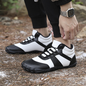 Chaussures de randonnée d'hiver pour hommes, antidérapantes, semelles en caoutchouc, sûres, confortables, à lacets - Product Image 4