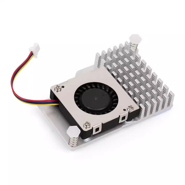 Raspberry Pi 5 Official Aluminum Case with Cooling Fan and Enclosure