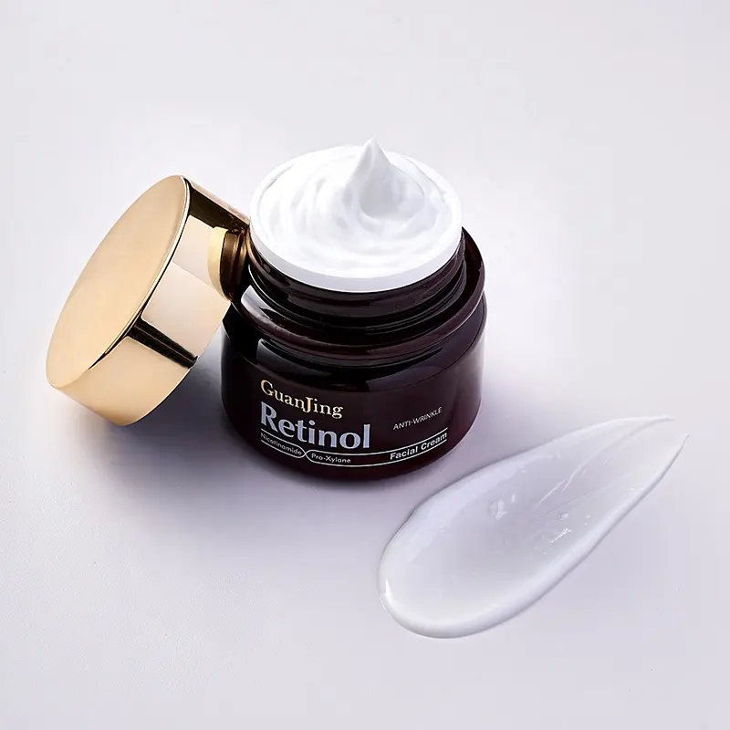 Guanjing Retinol Gezicht Hydraterende Anti Rimpel Groothandel Kristal Glow Gezichtshuid Whitening Crèmes Voor Vrouwen Donkere Zwarte Huid