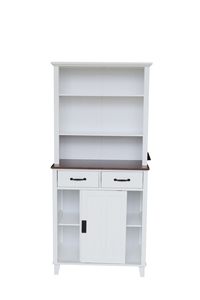 Credenza <span class=keywords><strong>Alta</strong></span> da Cucina in Legno, Mobile Dispensa per Sala da Pranzo - Product Image 2