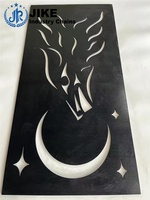 WPC Pvc Cnc Laser Cut Screen Room Clôture Diviseur Panneau de conception murale pour panneau mural intérieur extérieur