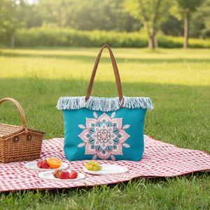 Sac fourre-tout en toile papillon grande capacité, écologique, pour femme - Meilleures ventes - Product Image 6