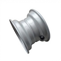 Nouvelle jante de roue en fer argenté de 110 mm à 3 trous pour motocross tout-terrain, VTT, quad, kart, mini-moto, accessoires de course