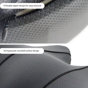 เบาะรองเอวโพลีเอสเตอร์<span class=keywords><strong>เด้ง</strong></span>สูงเปล่าโลโก้ที่กำหนดเองได้ช่วยบรรเทาความเครียดไม่ทำให้ผิวรองรับ<span class=keywords><strong>เอว</strong></span> - Product Image 6