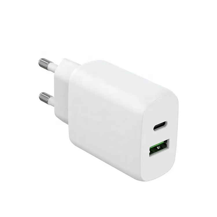 Wall Charger High Quality 18W Qualcomm Quick Charge 3.0 PD Pps 25w with Data Cable for Iphone for Samsung Factory Wholesale